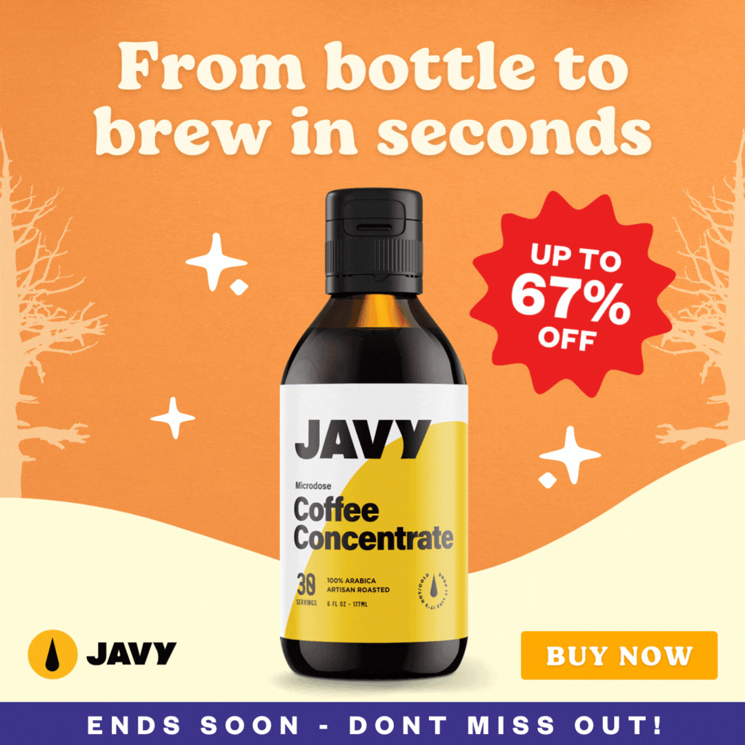 bottle of javy concentrated coffee